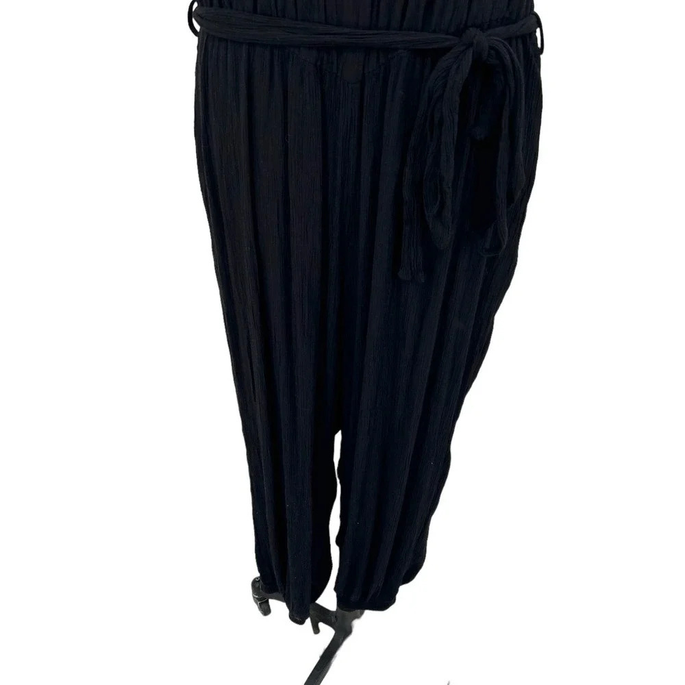 City Chic Villa Capri Jumpsuit in‎ Black Plus Size 18 - Picture 4 of 11